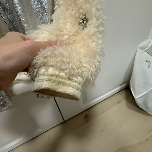 Hannah Banana Silver and Cream Kids Jacket - Picture 5 of 8